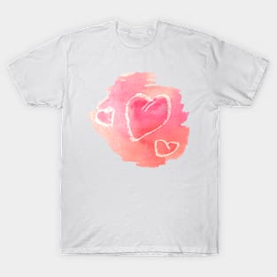 Watercolor heart T-Shirt